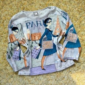 Y2K Beaded Paris Top